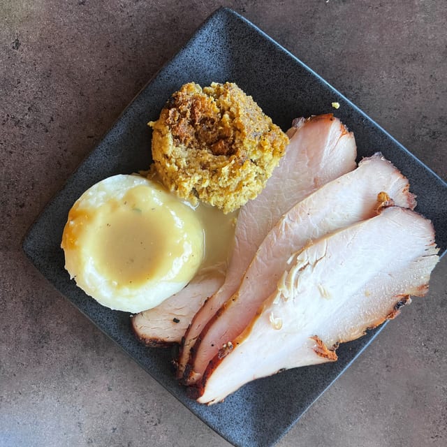 Turkey & Dressing Plate.