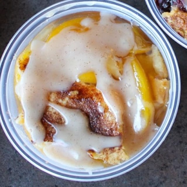 Peach Cobbler.