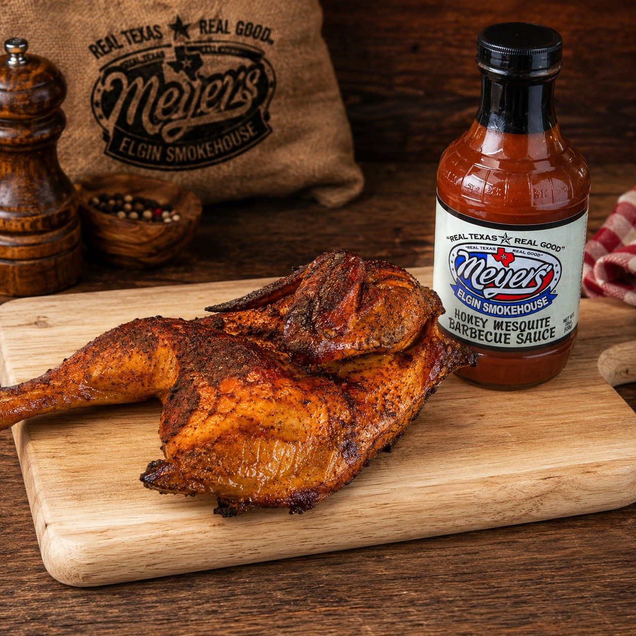 Fajita Smoked Chicken Half (Gluten Free).