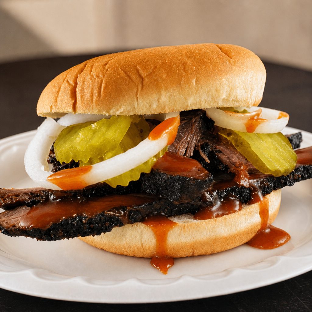 Brisket Sandwich.