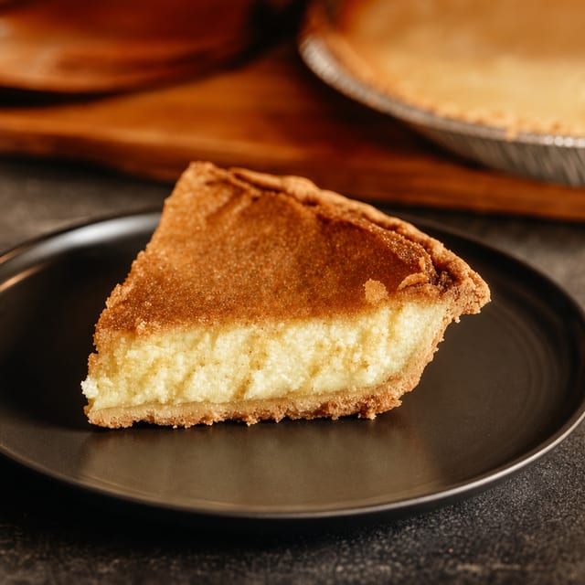 Buttermilk Pie Slice.