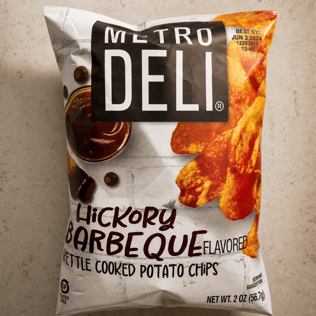 Kettle Cooked BBQ Chips.
