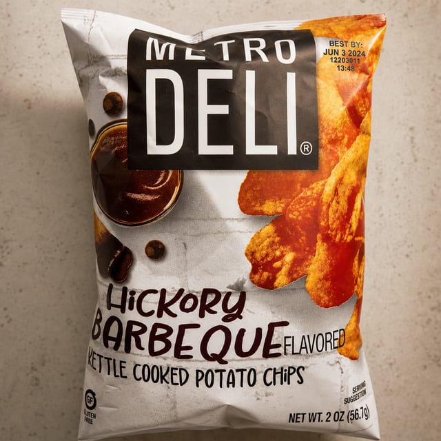 Kettle Cooked BBQ Chips.