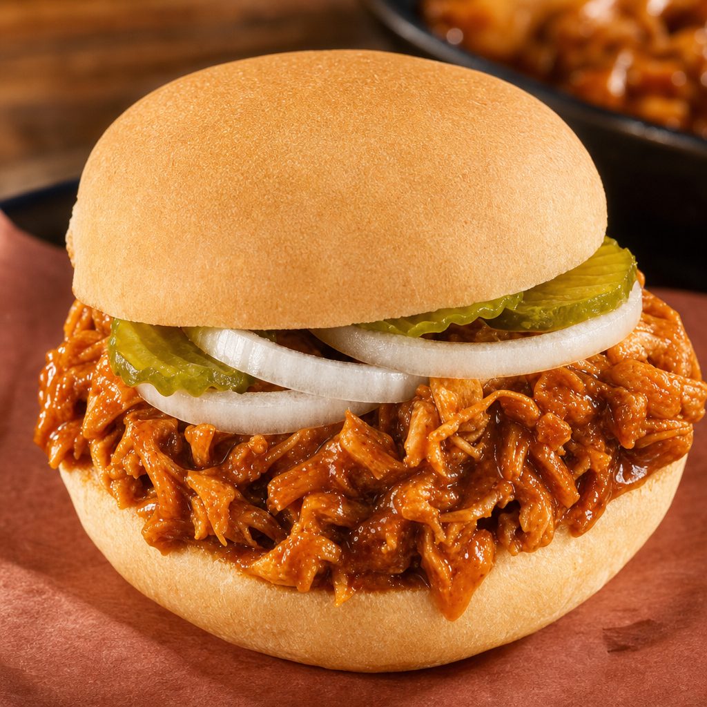 Pulled Pork half pound.
