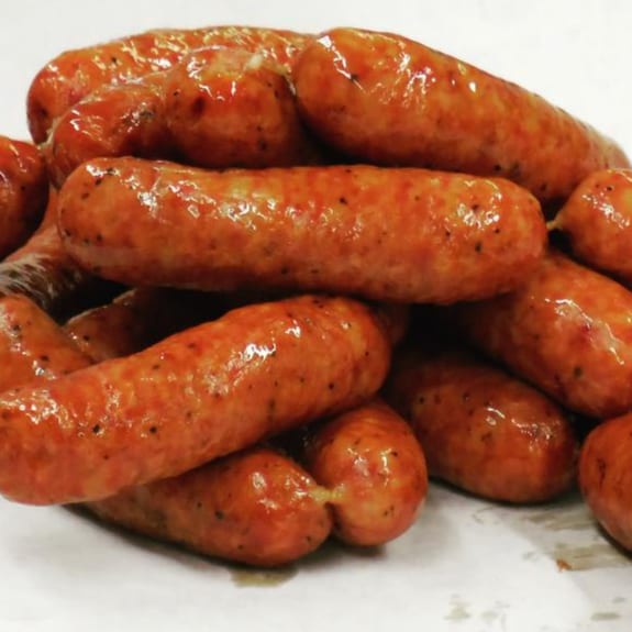 Pork Garlic Sausage half pound (Gluten Free).