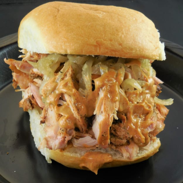 Cluckin' Awesome Chicken Sandwich.